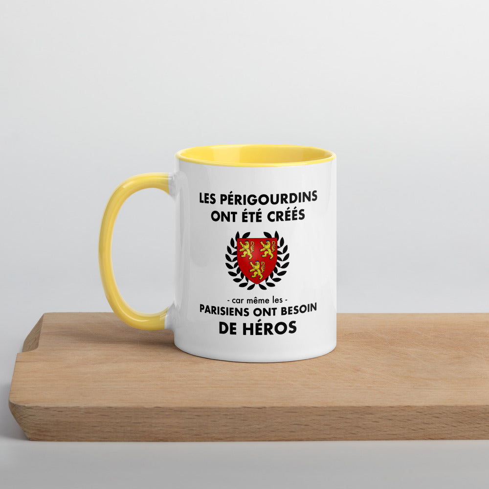 Tasse mug jaune Les Périgourdins ont été créés