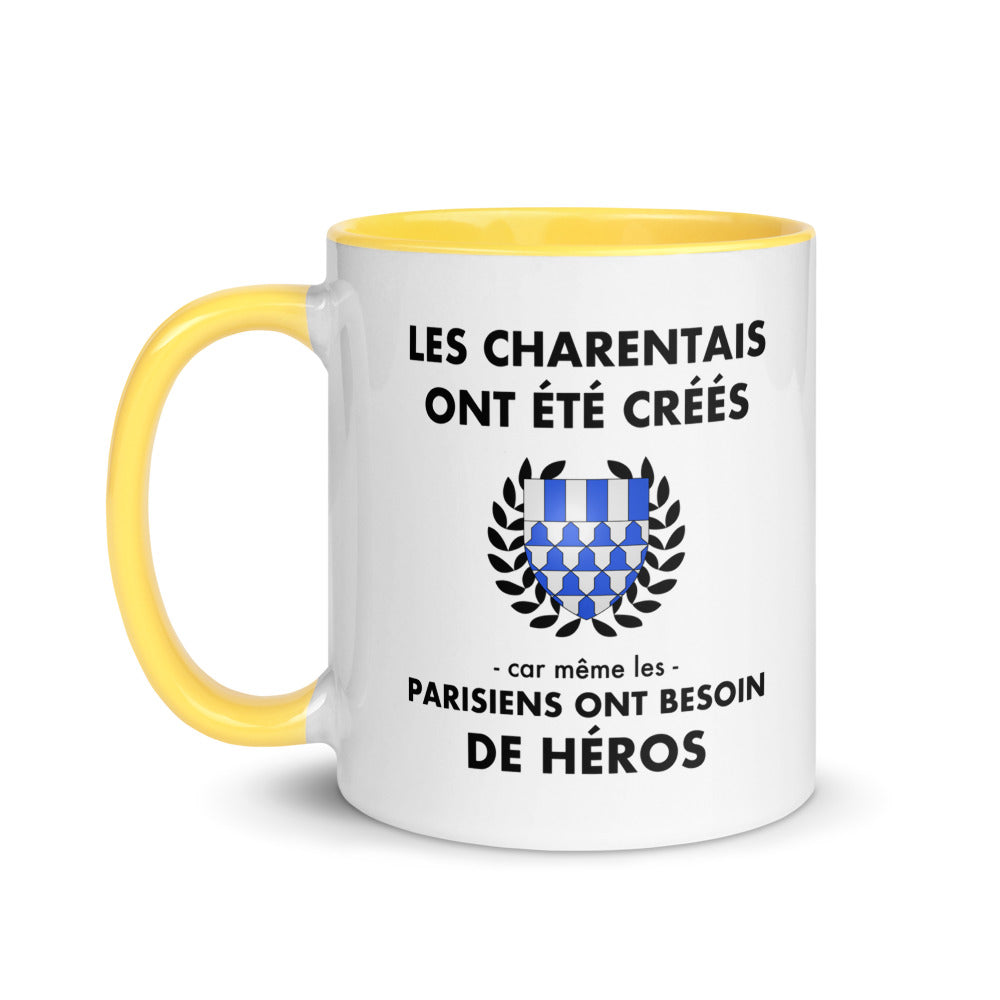 Tasse mug jaune Les Charentais ont été créés
