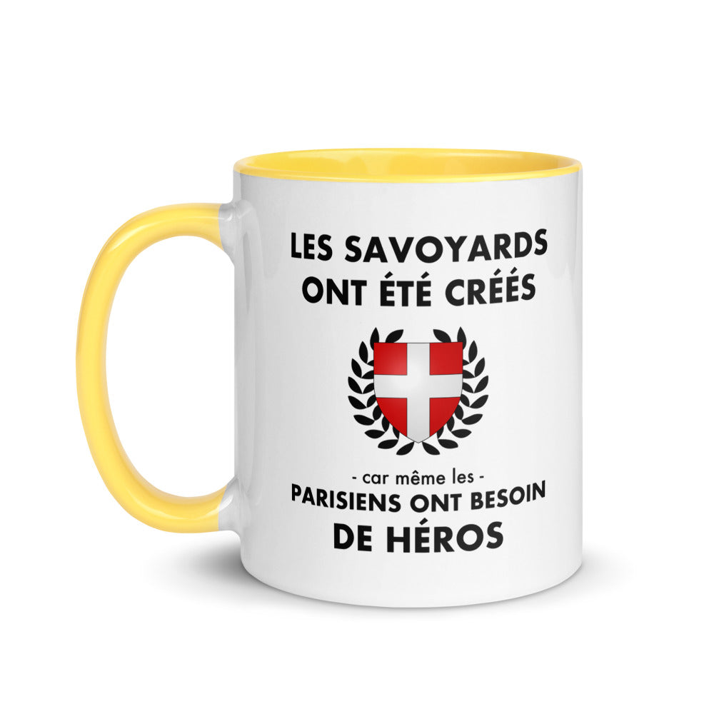 Tasse mug jaune Les Savoyards ont été créés