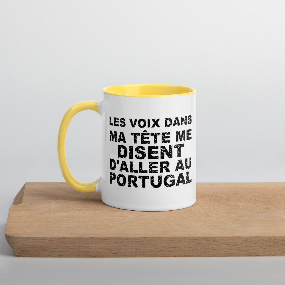 Les voix dans ma tête me disent d'aller au Portugal - Mug 11 oz