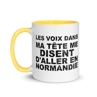 Thumbnail for Les voix dans ma tête me disent d'aller en Normandie - Mug 11 oz