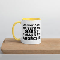 Thumbnail for Les voix dans ma tête me disent d'aller en Ardèche - Mug 11 oz