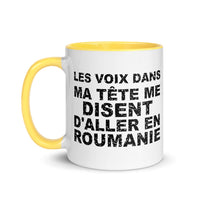 Thumbnail for Les voix dans ma tête me disent d'aller en Roumanie - Mug 11 oz