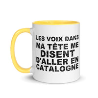Thumbnail for Les voix dans ma tête me disent d'aller en Catalogne - Mug 11 oz