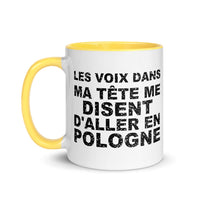 Thumbnail for Les voix dans ma tête me disent d'aller en Pologne - Mug 11 oz