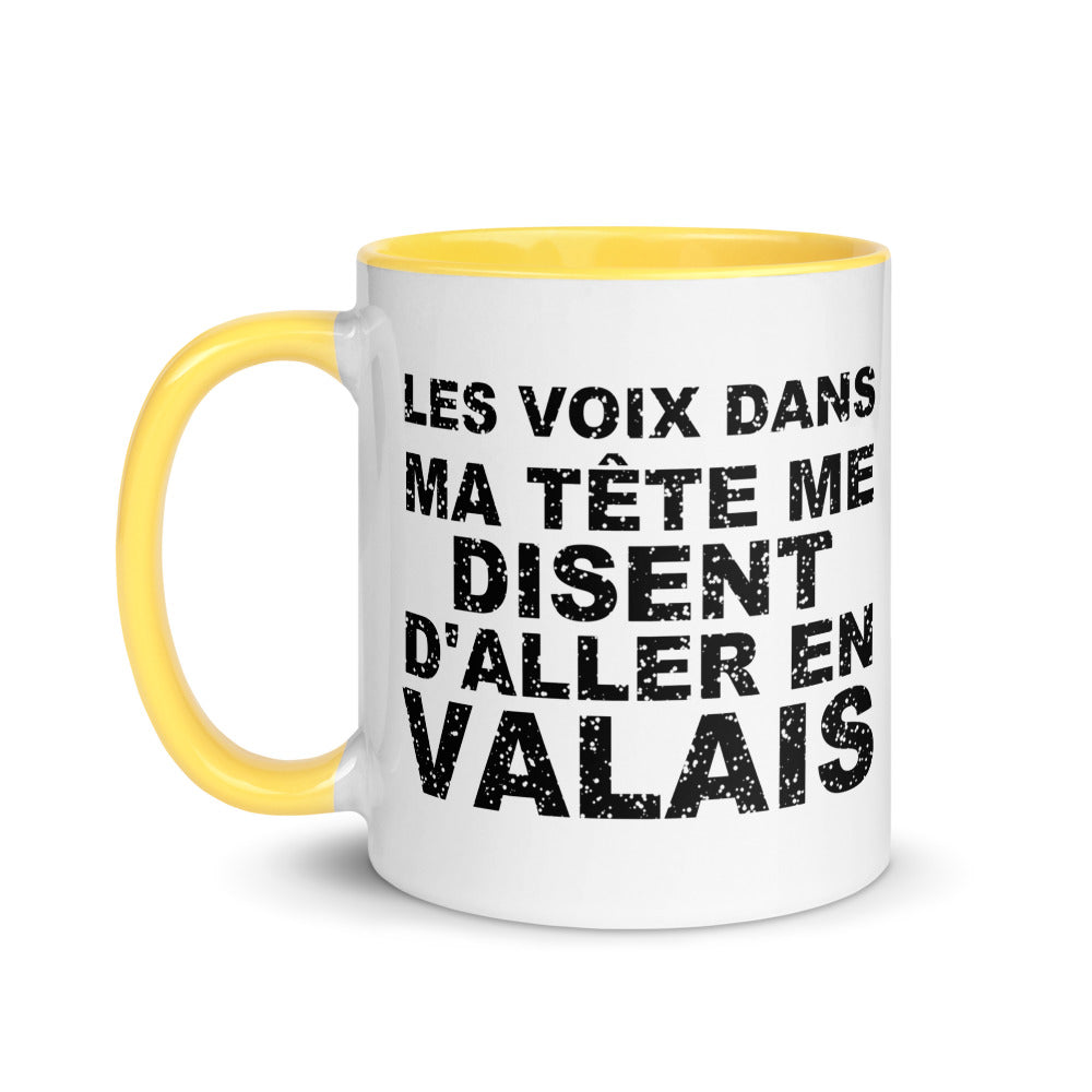 Les voix dans ma tête me disent d'aller en Valais - Mug 11 oz