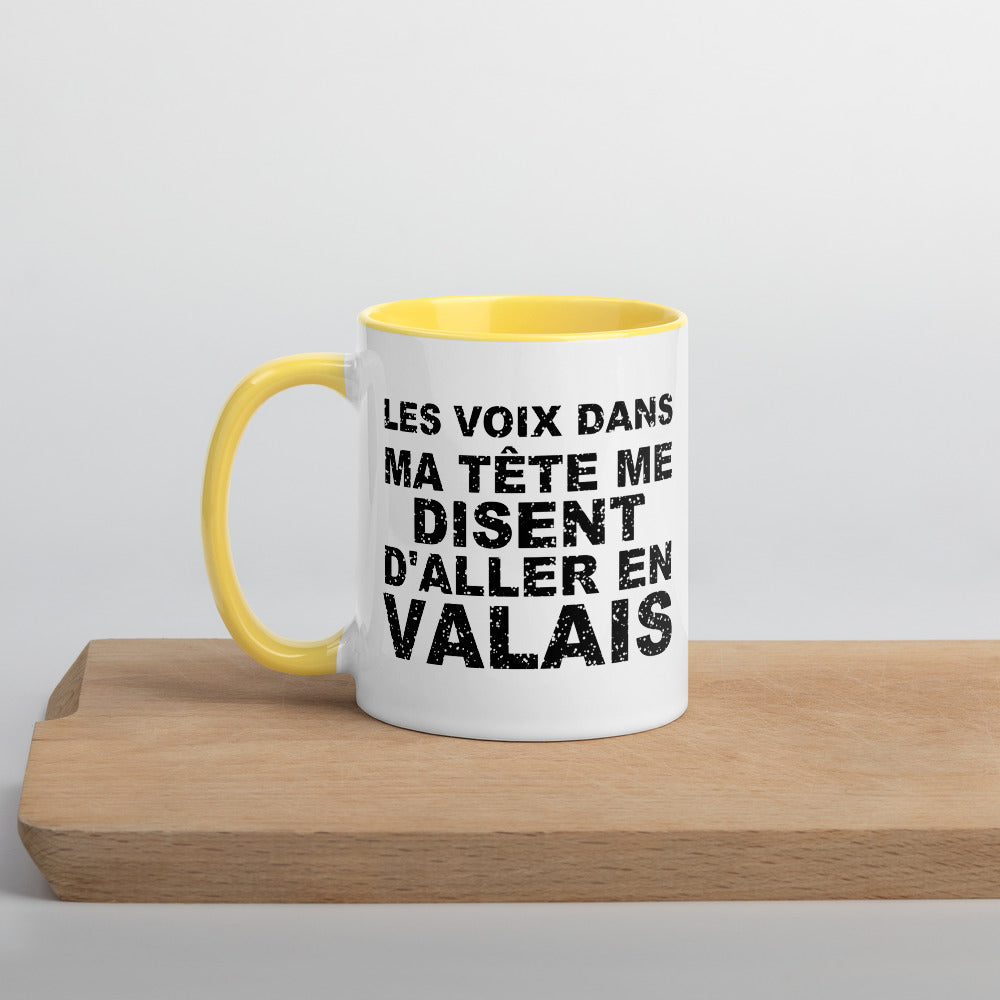 Les voix dans ma tête me disent d'aller en Valais - Mug 11 oz