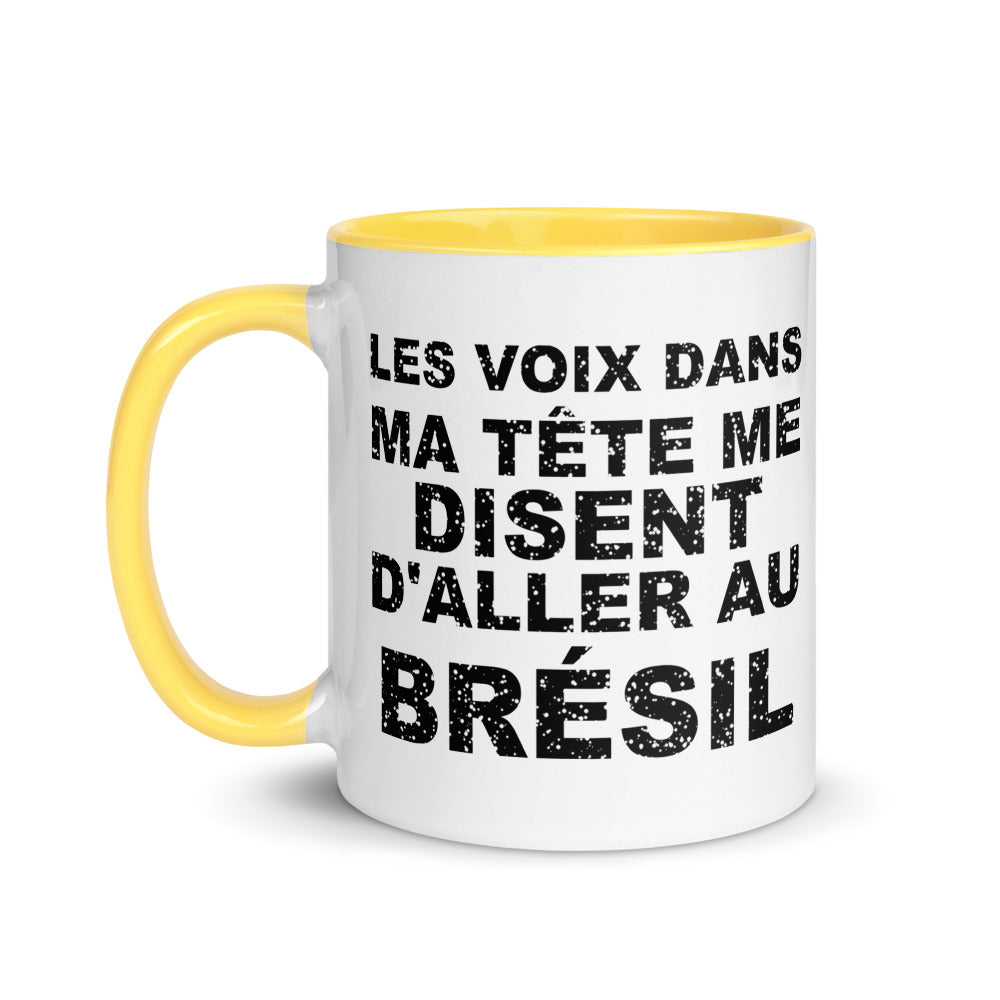 Les voix dans ma tête me disent d'aller au Brésil - Mug 11 oz