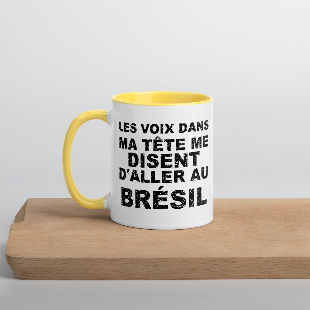 Les voix dans ma tête me disent d'aller au Brésil - Mug 11 oz