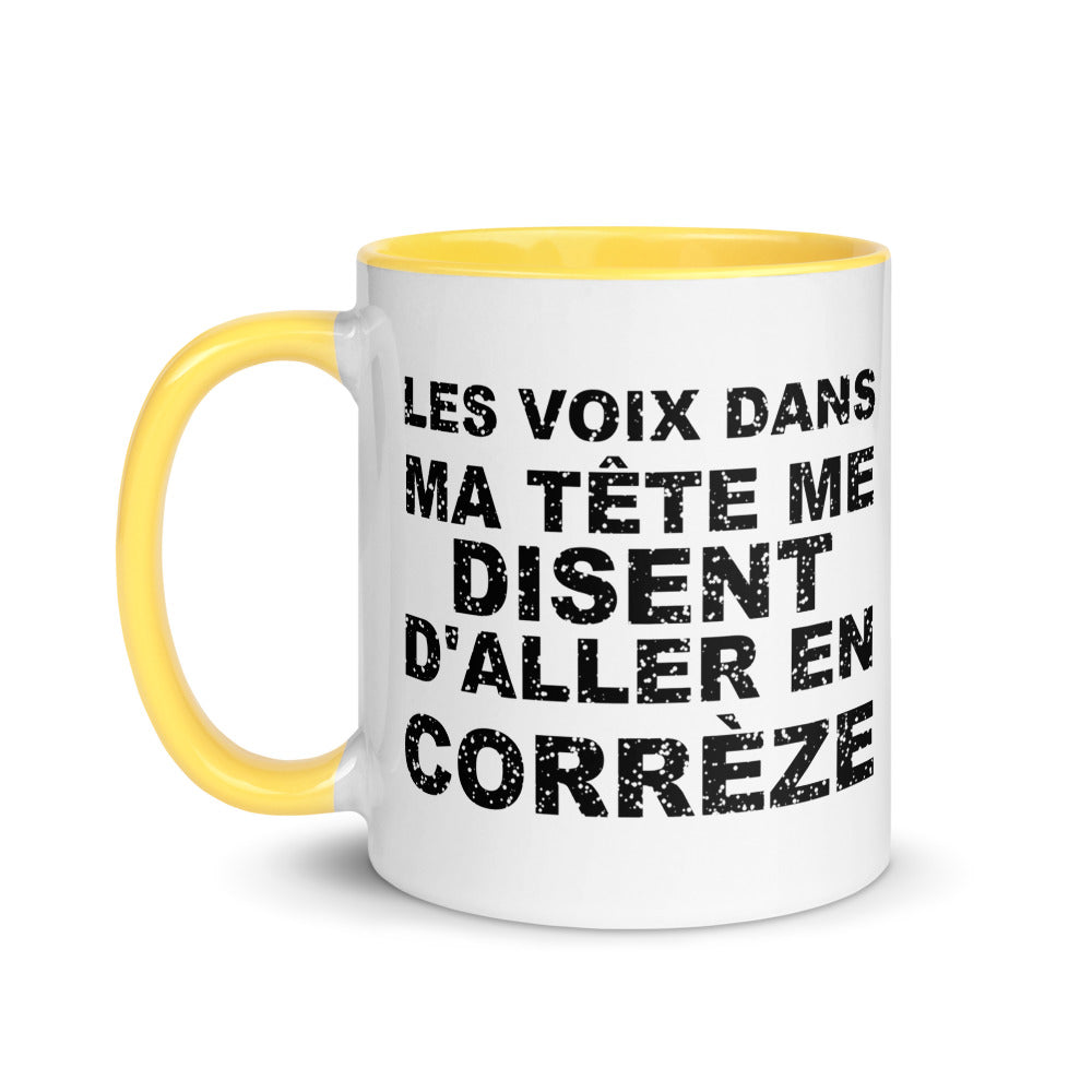 Les voix dans ma tête me disent d'aller en Corrèze - Mug 11 oz