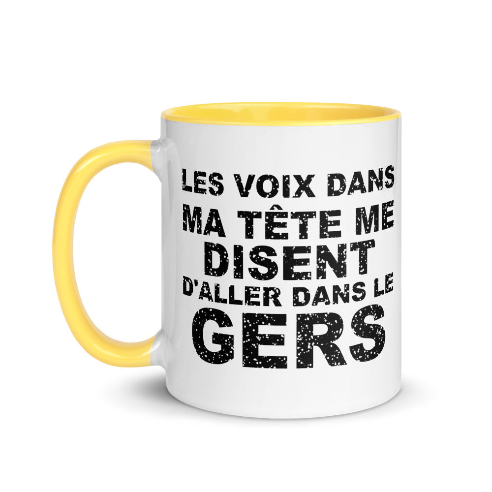 Les voix dans ma tête me disent d'aller dans le Gers - Mug 11 oz