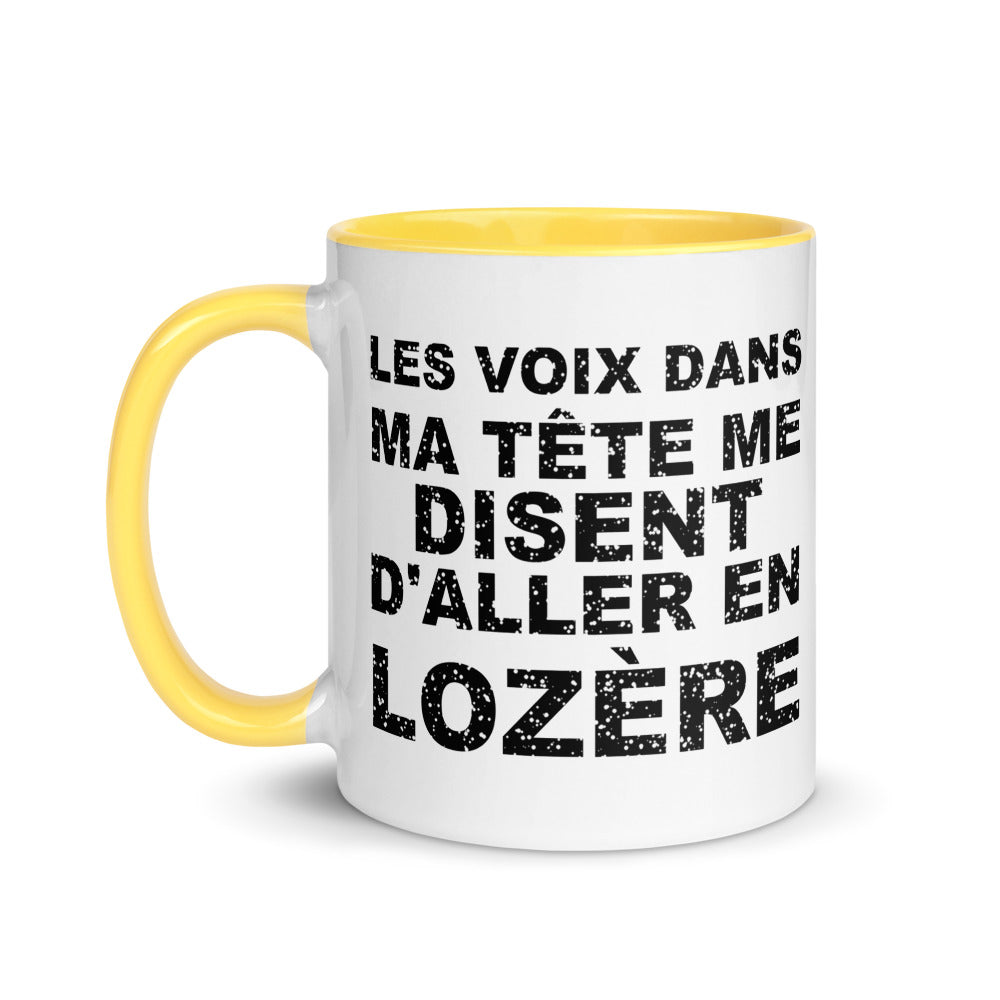 Les voix dans ma tête me disent d'aller en Lozère - Mug 11 oz