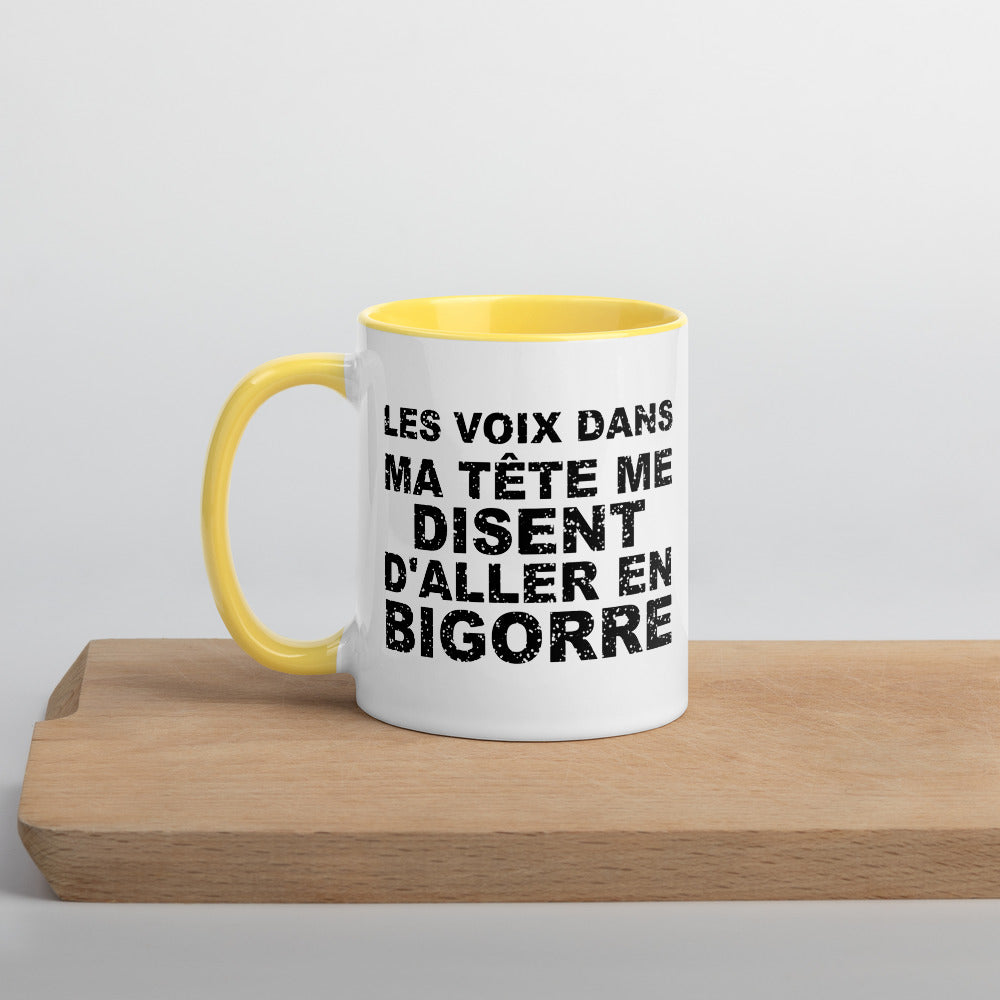 Les voix dans ma tête me disent d'aller en Bigorre - Mug 11 oz