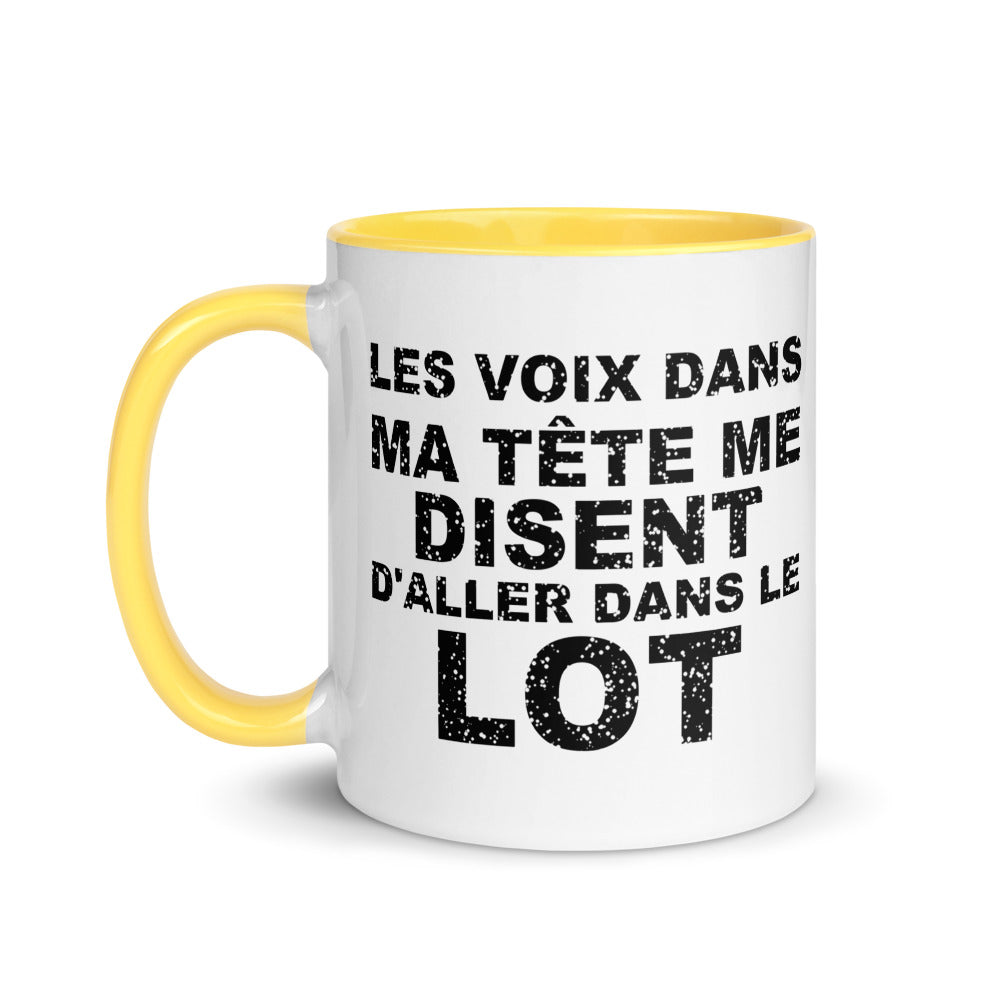 Les voix dans ma tête me disent d'aller dans le Lot - Mug 11 oz