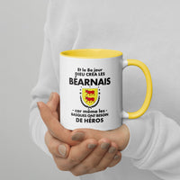 Thumbnail for Mug Béarnais rouge face - Et le 8e jour Dieu créa les Béarnais