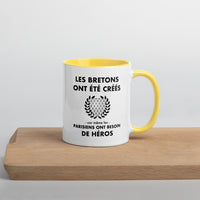 Thumbnail for Tasse mug jaune Les Bretons ont été créés