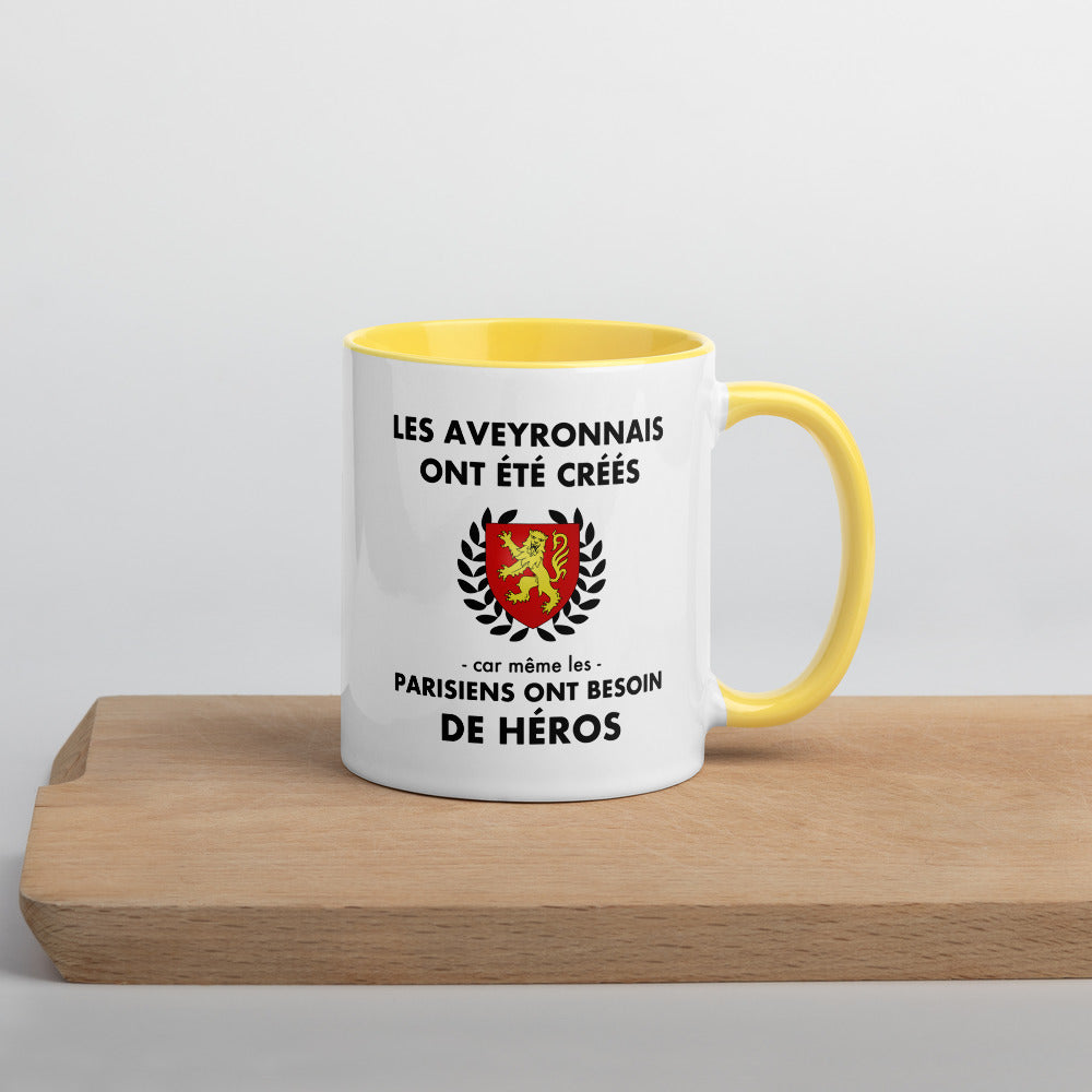 Tasse mug jaune Les Aveyronnais ont été créés