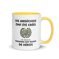 Thumbnail for Tasse mug jaune Les Ardéchois ont été créés