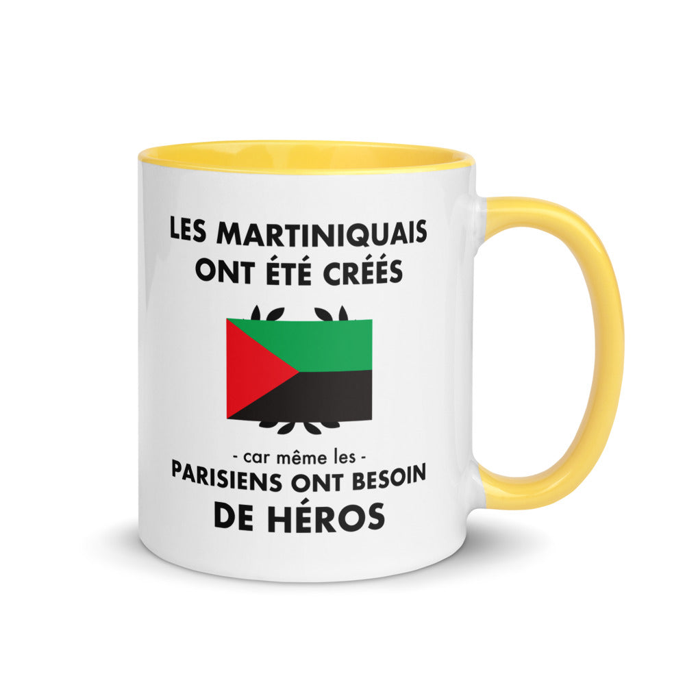 Tasse mug jaune Les Martiniquais ont été créés