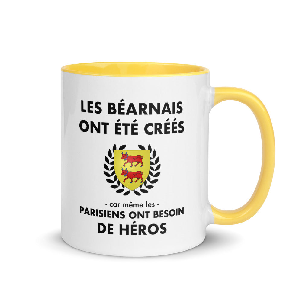 Tasse mug jaune Les Béarnais ont été créés