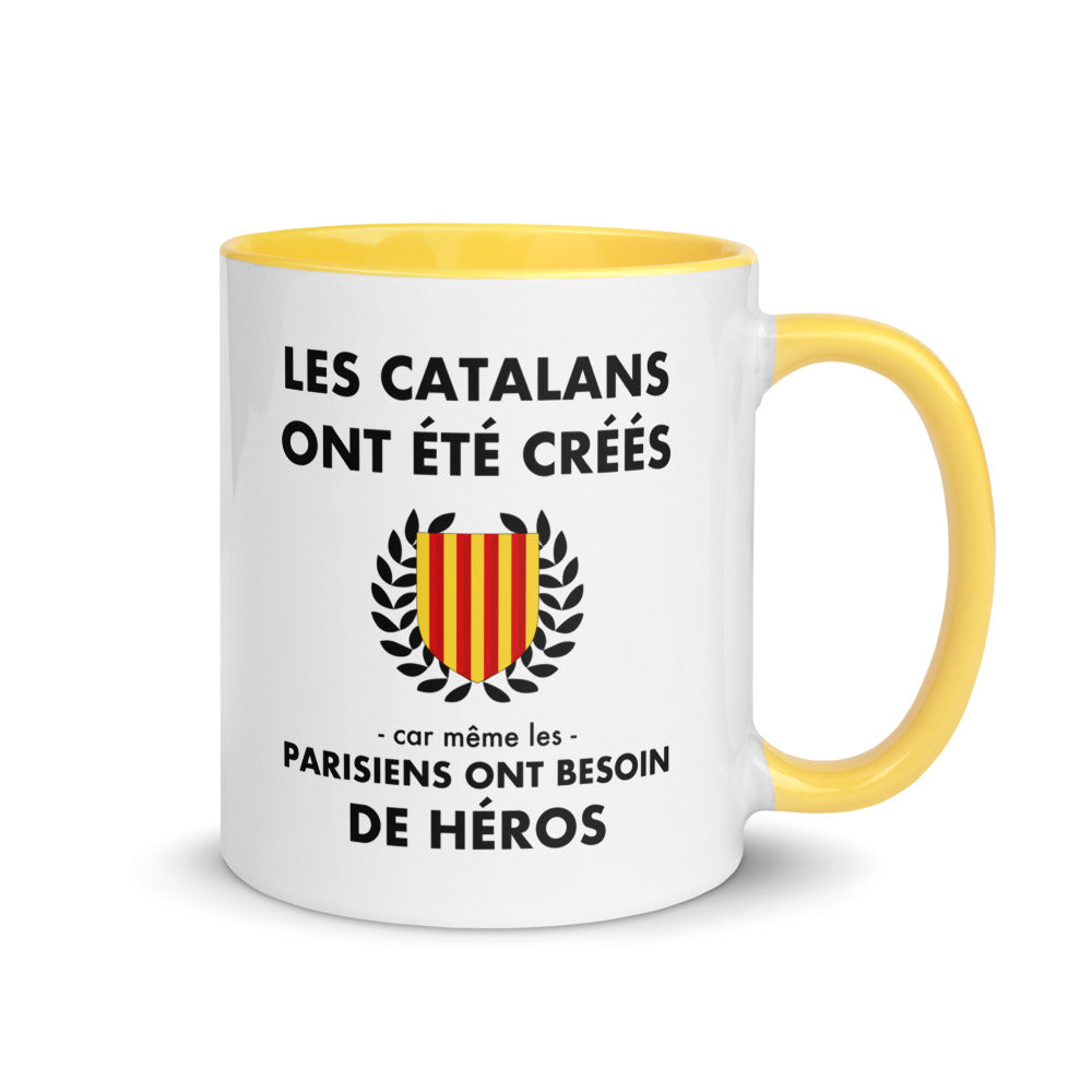 Tasse mug jaune Les Catalans ont été créés