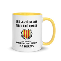 Thumbnail for Tasse mug jaune Les Ariégeois ont été créés
