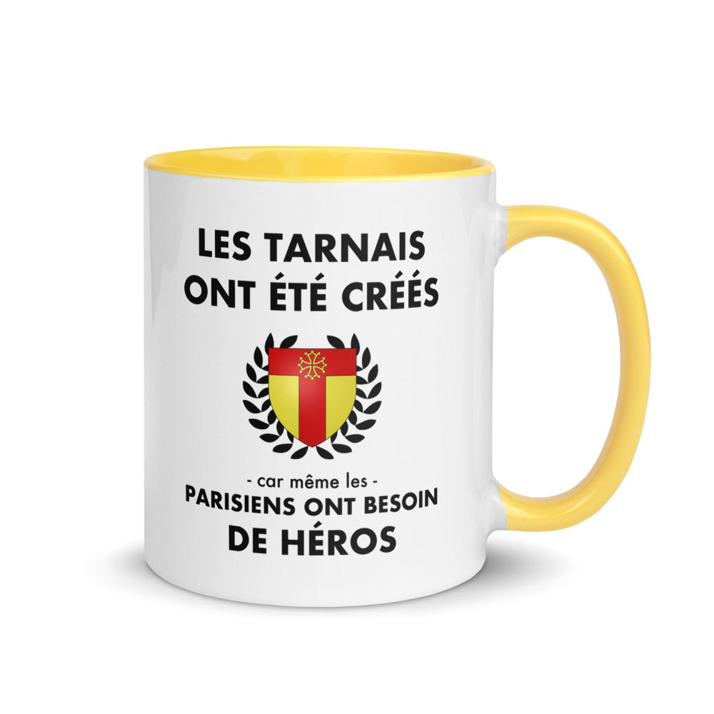 Tasse mug jaune Les Tarnais ont été créés