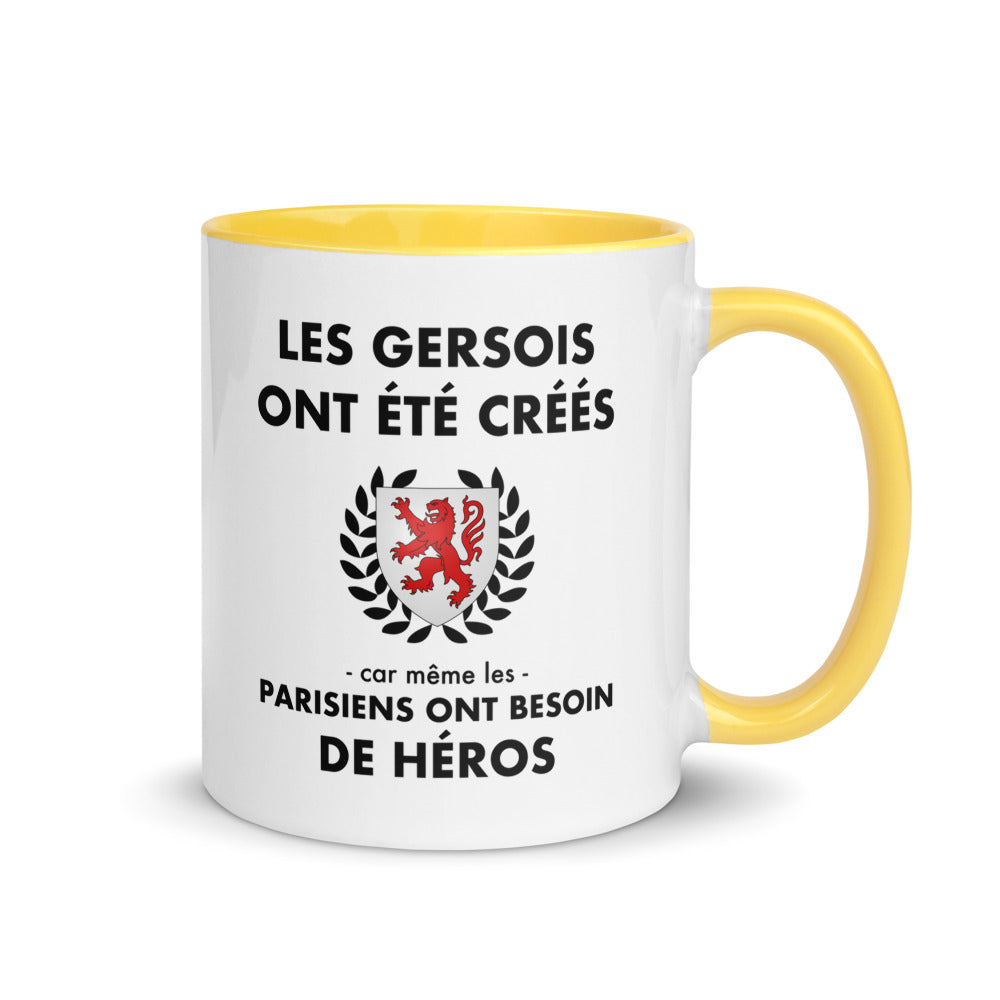 Tasse mug jaune Les Gersois ont été créés