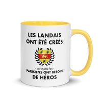 Thumbnail for Tasse mug jaune Les Landais ont été créés