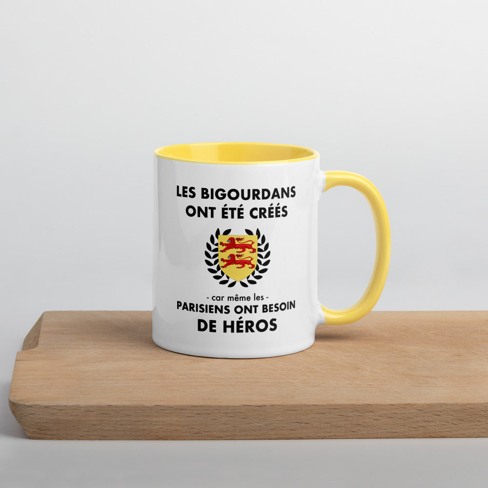 Tasse mug jaune Les Bigourdans ont été créés