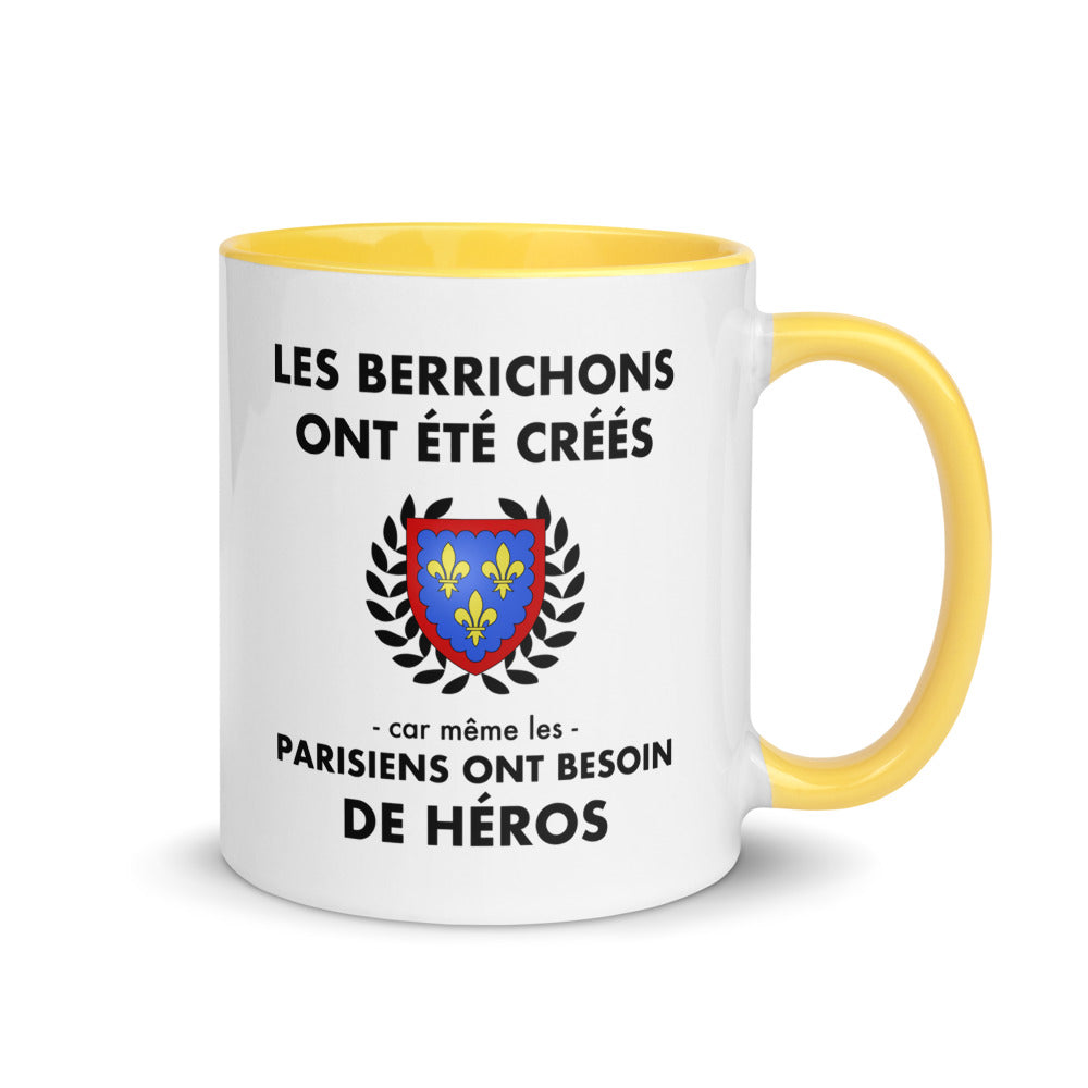 Tasse mug jaune Les Berrichons ont été créés