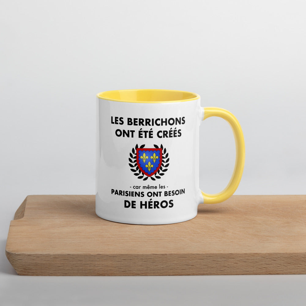 Tasse mug jaune Les Berrichons ont été créés