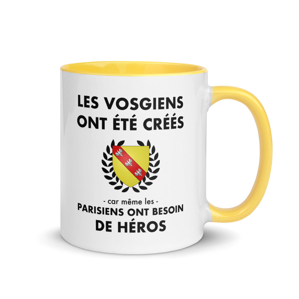 Tasse mug jaune Les Vosgiens ont été créés