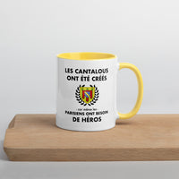 Thumbnail for Tasse mug jaune Les Cantalous ont été créés