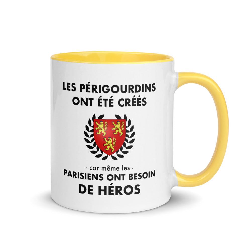 Tasse mug jaune Les Périgourdins ont été créés