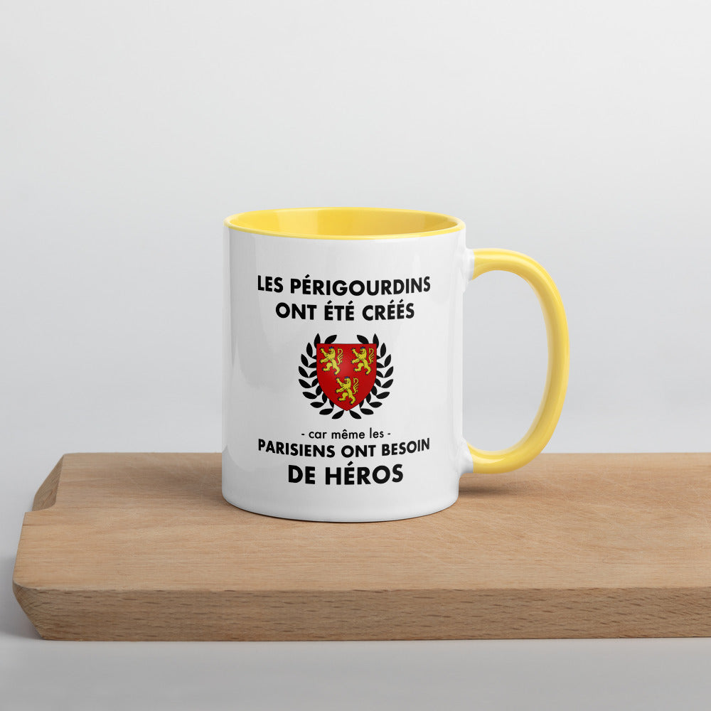Tasse mug jaune Les Périgourdins ont été créés