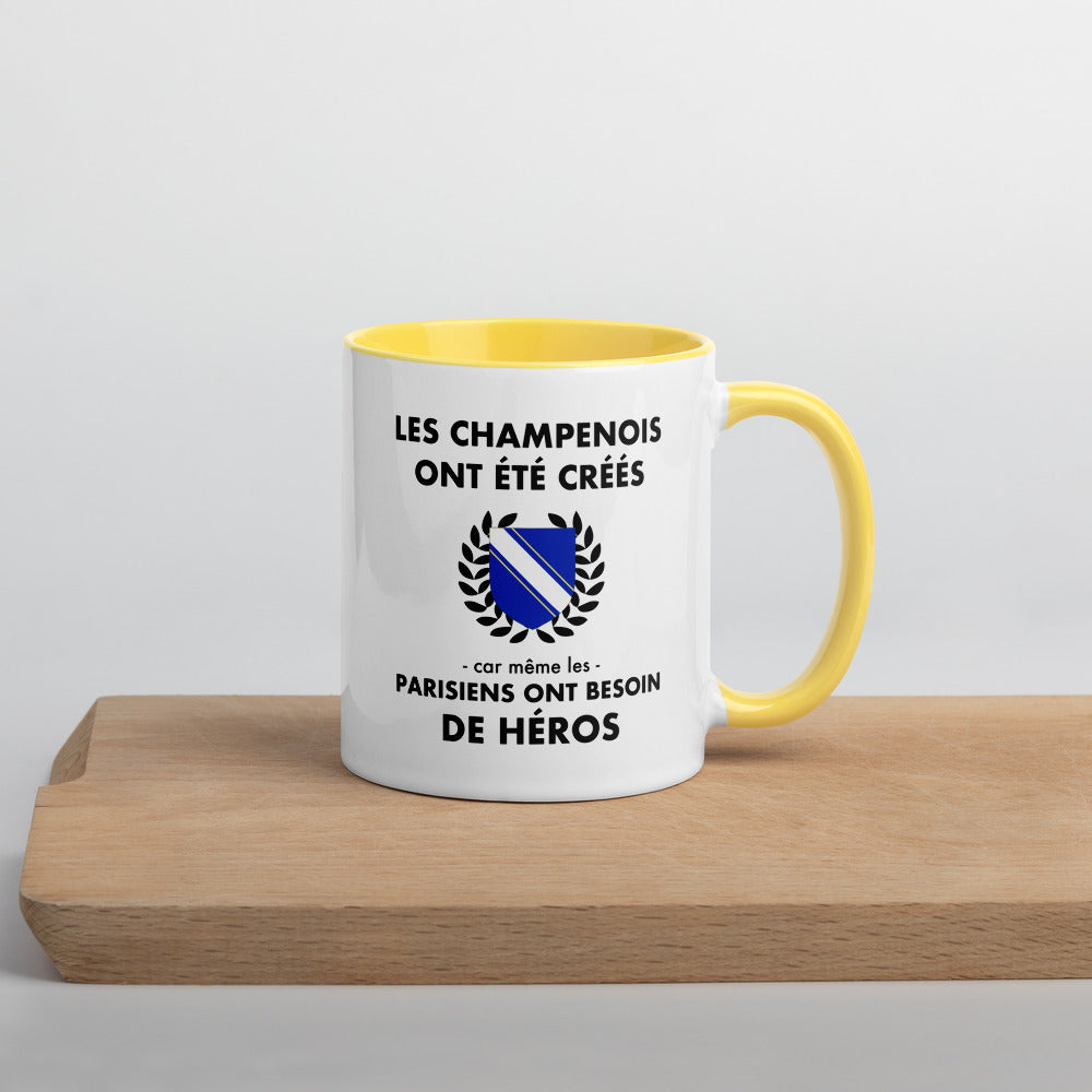 Tasse mug jaune Les Champenois ont été créés