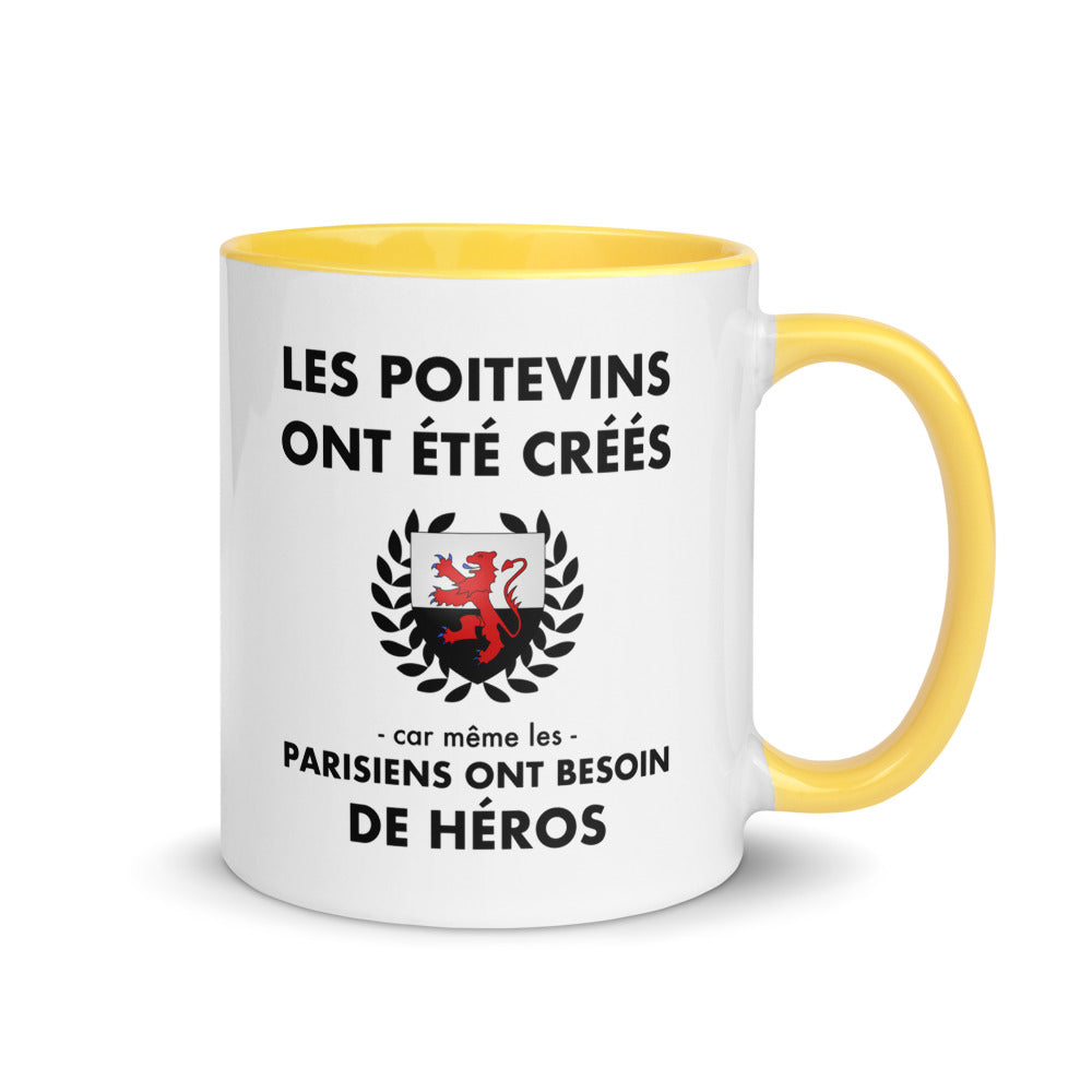 Tasse mug jaune Les Poitevins ont été créés