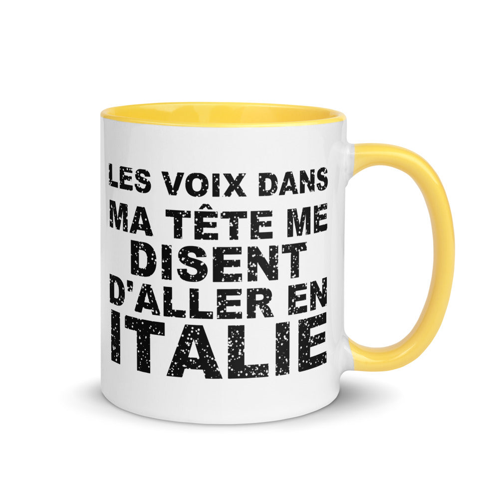 Les voix dans ma tête me disent d'aller en Italie - Mug 11 oz