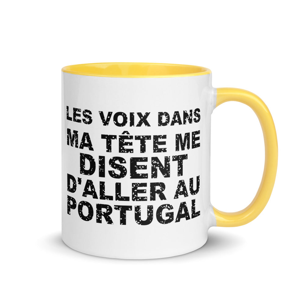 Les voix dans ma tête me disent d'aller au Portugal - Mug 11 oz