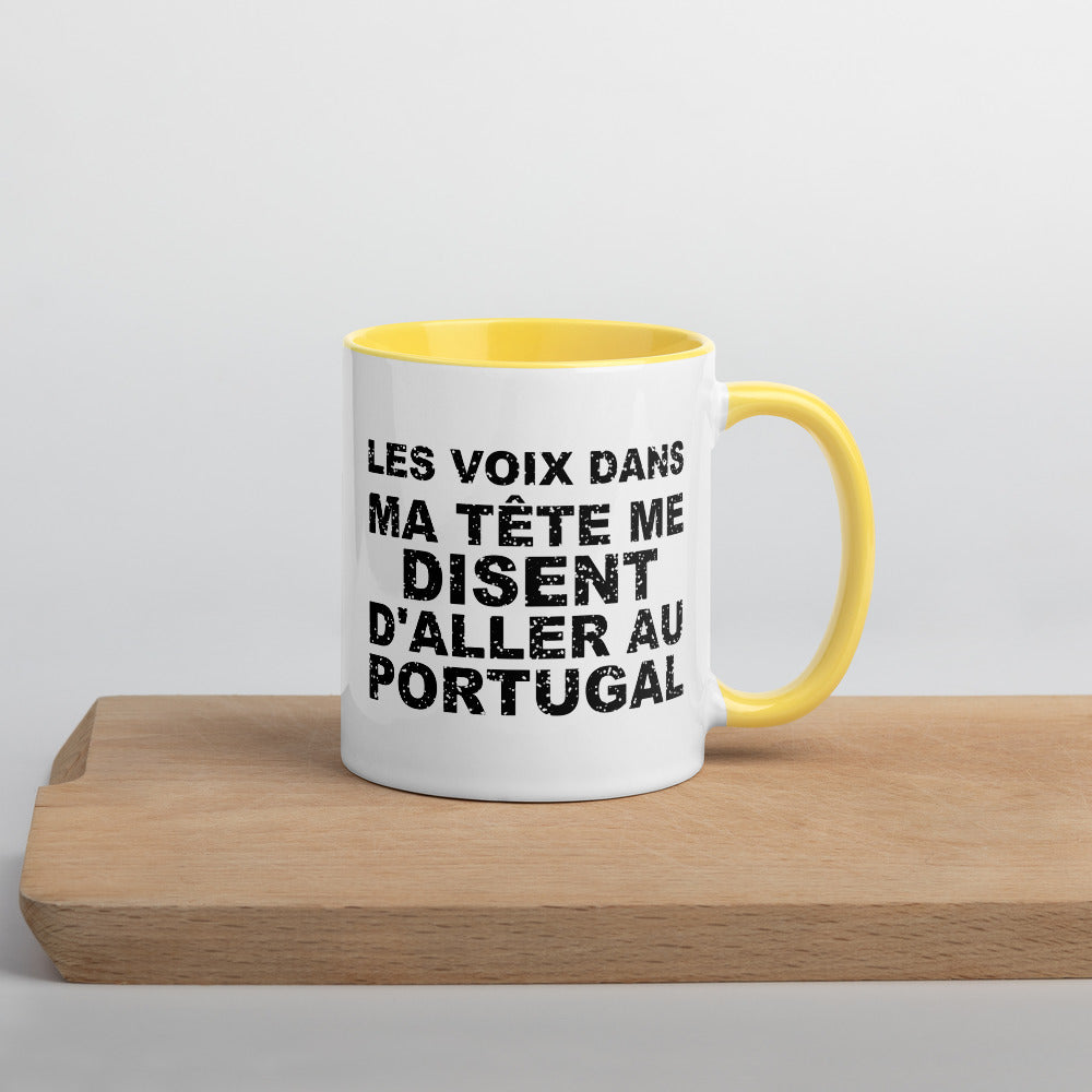 Les voix dans ma tête me disent d'aller au Portugal - Mug 11 oz