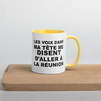 Thumbnail for Les voix dans ma tête me disent d'aller à la Réunion - Mug 11 oz
