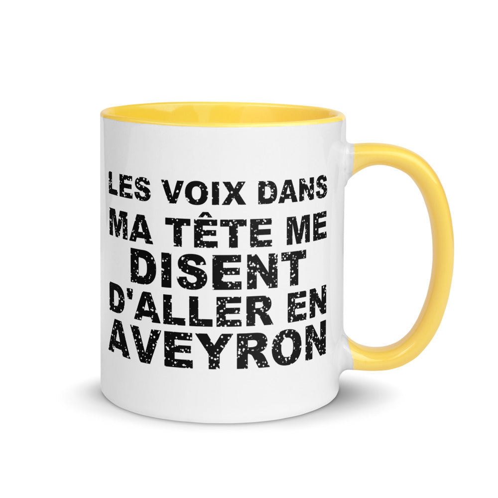 Les voix dans ma tête me disent d'aller en Aveyron - Mug 11 oz