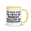Les voix dans ma tête me disent d'aller en Bourgogne - Mug 11 oz