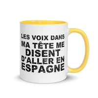 Thumbnail for Les voix dans ma tête me disent d'aller en Espagne - Mug 11 oz