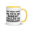 Les voix dans ma tête me disent d'aller en Roumanie - Mug 11 oz