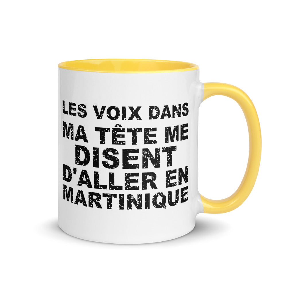 Les voix dans ma tête me disent d'aller en Martinique - Mug 11 oz
