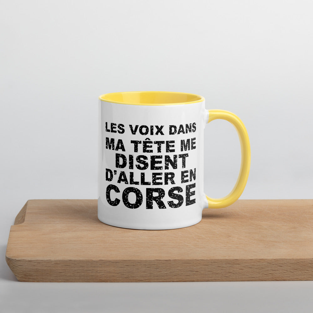 Les voix dans ma tête me disent d'aller en Corse - Mug 11 oz