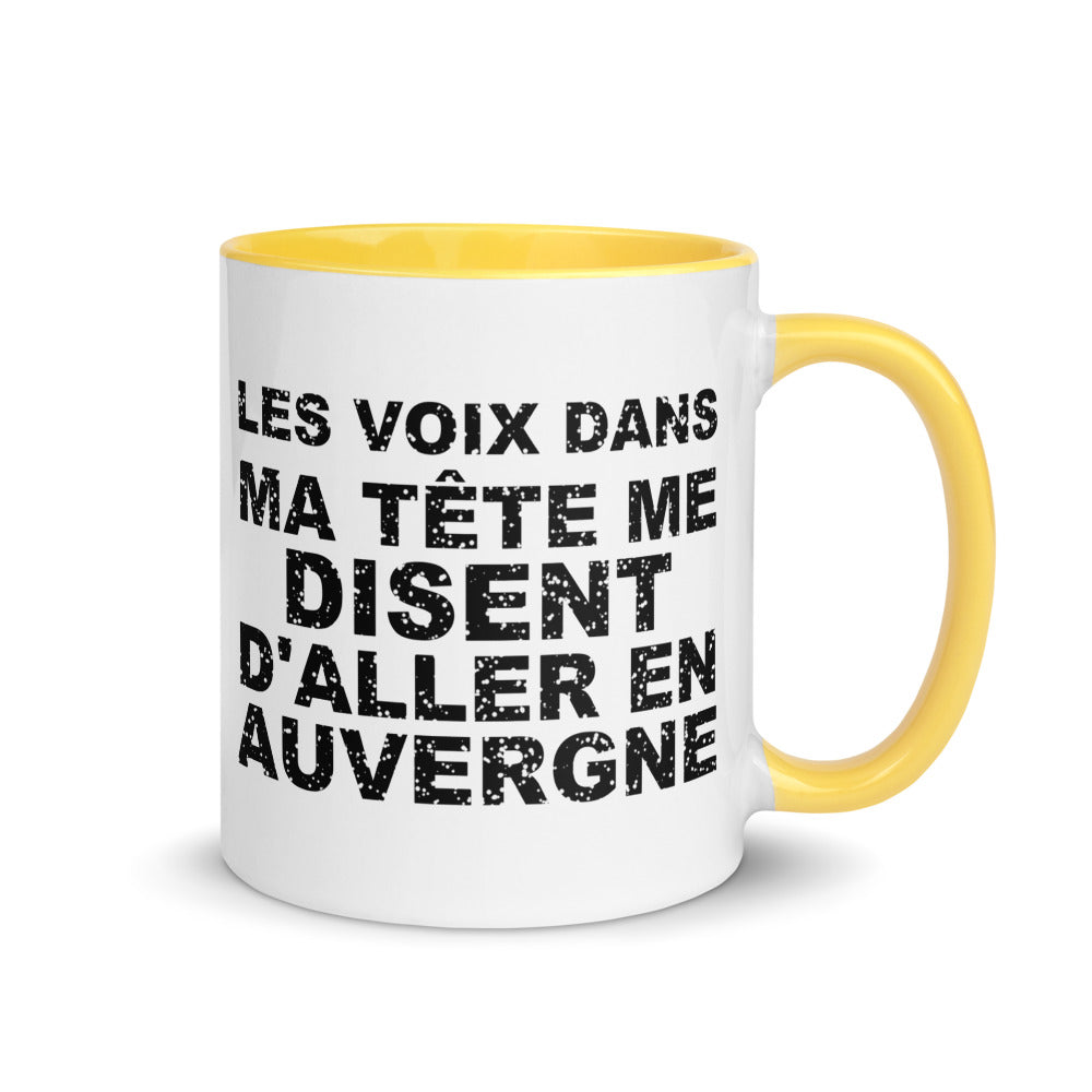 Les voix dans ma tête me disent d'aller en Auvergne - Mug 11 oz