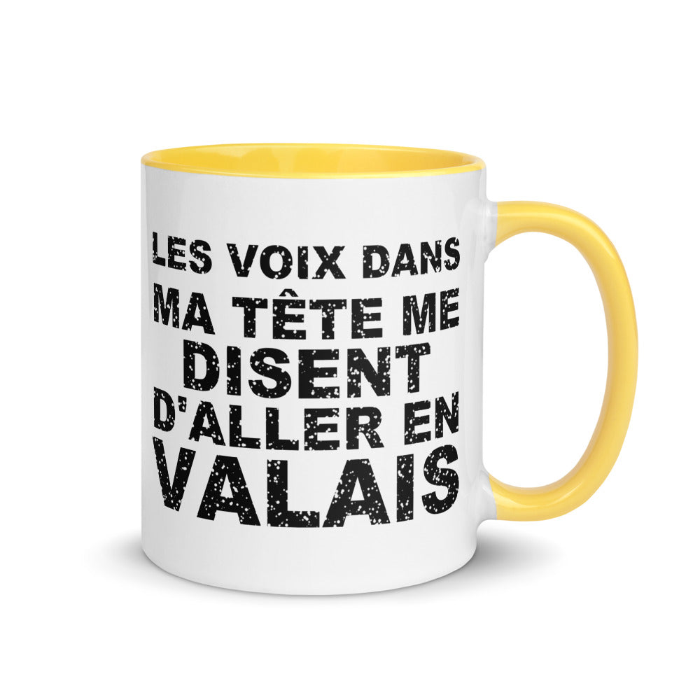 Les voix dans ma tête me disent d'aller en Valais - Mug 11 oz